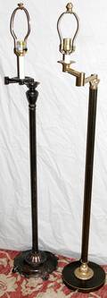 040381 BRIDGE FLOOR LAMPS C1980 TWO H60