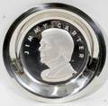 040352 JIMMY CARTER STERLING INAUGURAL PLATE 1977
