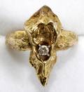 040351 14K YELLOW GOLD  DIAMOND RING