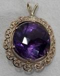040346 177CT AMETHYST  14K YELLOW GOLD PENDANT
