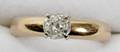 040342 14K YELLOW GOLD  6CT DIAMOND SOLITAIRE RING