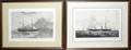 032323 AFTER ADOLPHUS KNELL AQUATINTS SAILING SHIPS