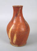 American redware bottle 19th c