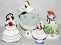 010302 OCCUPIED JAPAN PORCELAIN BALLERINAS  LADIES