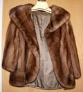 121486 MINK JACKET W BROWN SILK LINING