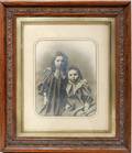 121455 HANDCARVED OAK PAINTING FRAME 283x243