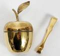 120353 TIFFANY STERLING APPLE FORM CONDIMENT JAR