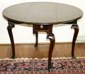 112300 QUEEN ANNE STYLE MAHOGANY DROP LEAF TABLE
