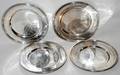 111419 STERLING BREAD  BUTTER PLATES FOUR DIA6