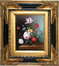 031466 CONTINENTAL STYLE OIL ON PANEL FLORAL