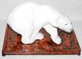 022350 ROYAL COPENHAGEN PORCELAIN POLAR BOAR FIGURE