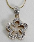 012337 5CT DIAMOND LUCKY CHARM PENDANT DIA8