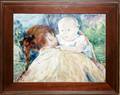 012308 LILA COPELAND OIL ON CANVAS MOTHER  CHILD
