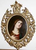 012306 AFTER VAN DYKE OIL PORTRAIT OF THE VIRGIN