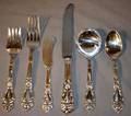 010373 REED  BARTON SILVER PLATE FLATWARE SERVICE