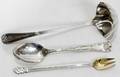 122359 TIFFANY  CO STERLING LADLE FORK  SPOON