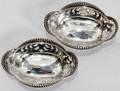 122353 TIFFANY CO STERLING 925 FOOTED NUT DISHES
