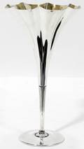 122345 TIFFANY  CO STERLING 1000 TRUMPET VASE