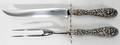 122362 STIEFF STERLING SILVER CARVING KNIFE  FORK