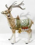 120361 FITZ  FLOYD GREGORIAN REINDEER PORCELAIN