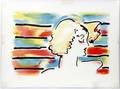 112319 MAX LITHOGRAPH 118200 WOMAN IN RAINBOW