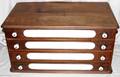 041496 AMERICAN WALNUT SPOOL CHEST C1890