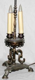 041479 BRASS LAMP H40 OVERALL