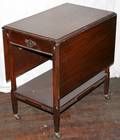 041488 MAHOGANY DROPLEAF OCCASIONAL TABLE