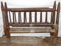 040458 JENNY LIND OAK SPINDLE HEAD  FOOT BOARD