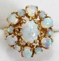 032401 VINTAGE OPAL RING
