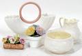 031534 PORCELAIN CREAMER FLOWERS  OTHERS FIVE