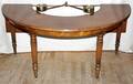 021461 SHERATON STYLE MAHOGANY  BRASS HUNT TABLE