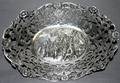 011514 EUROPEAN 825 SILVER PIERCED CANDY DISH