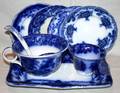 011480 FLOW BLUE PLATTER SEVILLE PATTERN 6 OTHER