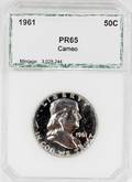 010397 FRANKLIN HALF DOLLAR PROOF 65 CAMEO 1961