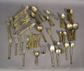 Group of American sterling silver flatware to include 8 pcs of Alvin Southern Charm pattern flatware