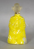 Yellow kid milk glass bottle