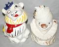 111486 AMERICAN POTTERY FIGURAL COOKIE JARS