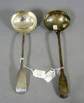 English silver flatware and serving utensils