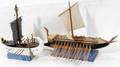 040499 WOOD ROMAN TRIREME  EGYPTIAN GALLEY SHIPS