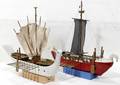 040495 WOOD QUEEN SHEBAS  VIKING MODEL SHIPS