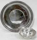 031557 AMERICAN PIERCED STERLING NUT DISH  TRAY