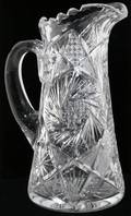 031566 AMERICAN HANDCUT CRYSTAL WATER PITCHER