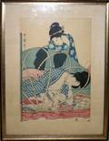 030443 AFTER UTAMARO II HITSU WOODBLOCK PRINT WOMAN