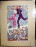030420 MOVIE POSTER OF FRED ASTAIRE  GINGER ROGERS