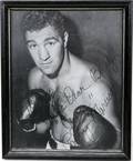 030417 ROCKY MARCIANO SIGNED PHOTOGRAPH 10x8