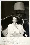 030409 KATHARINE HEPBURN AUTOGRAPHED BW PHOTO