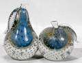 021493 VENETIAN GLASS PAPERWEIGHTS APPLE  PEAR