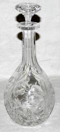 021492 CUT GLASS DECANTER H11