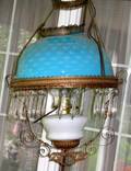 020435 VICTORIAN HANGING LAMP C1880 H 28 DIA14